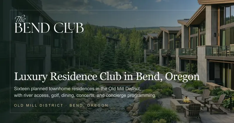 The Bend Club website built by Base7 Studio